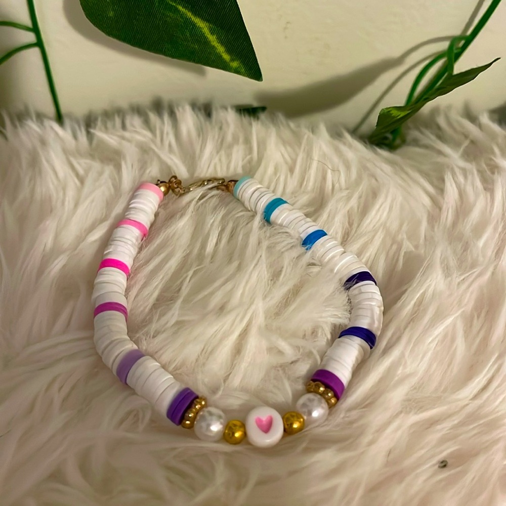 Beautifully handmade heart bracelet